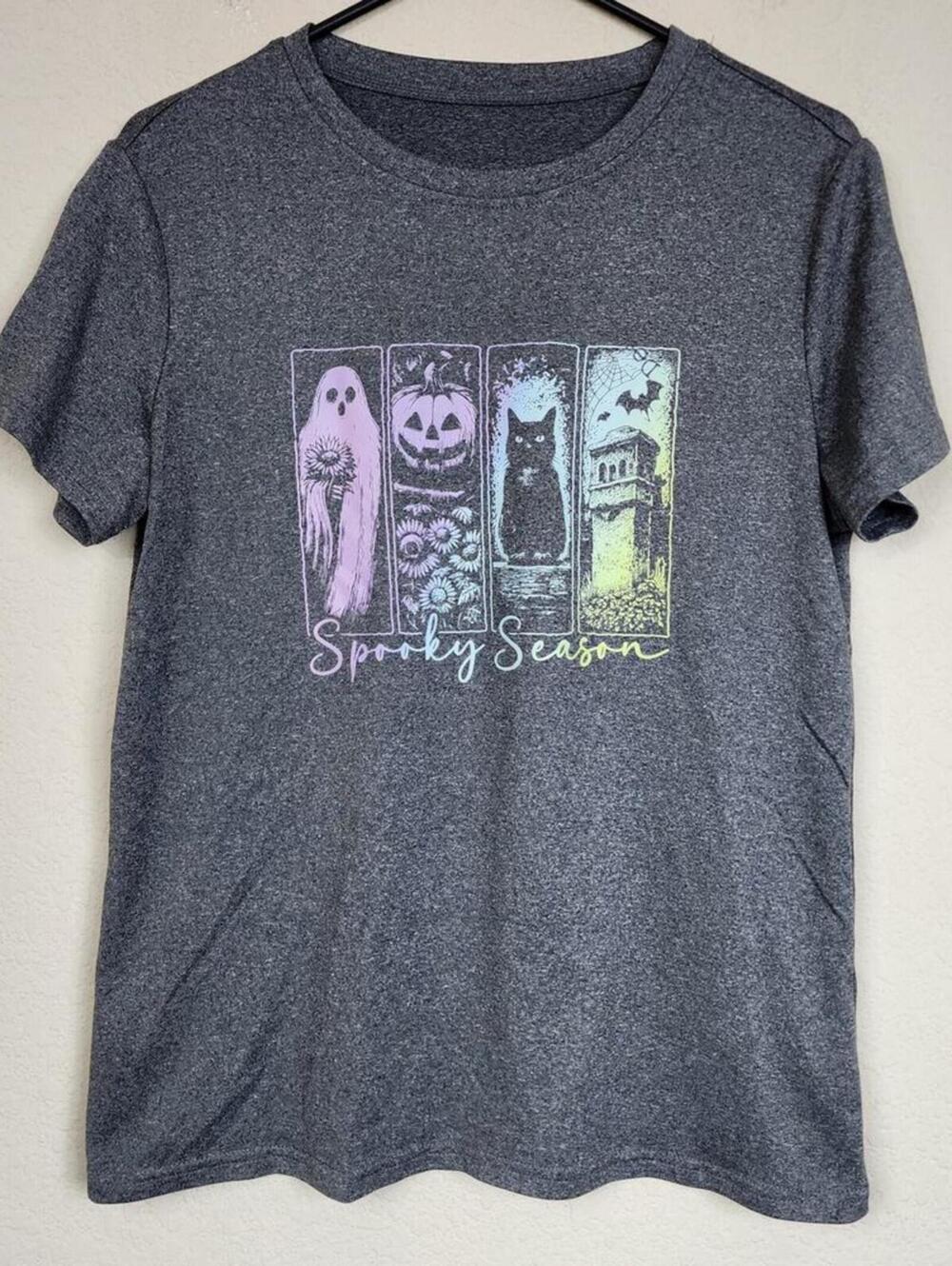 Spooky Season Halloween Graphic Tee Shirt